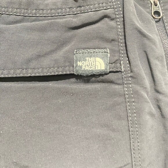 The North Face Mens Cargo Shorts Gray Mid Rise Regular Fit Flat Front Med - Picture 4 of 9